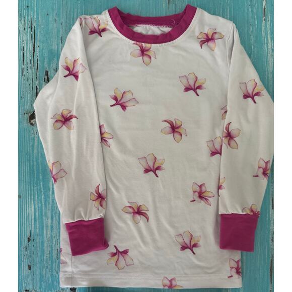 Coco Moon Hawaii Two Piece Plumeria PJS Size 12-18 Months - Picture 3 of 4